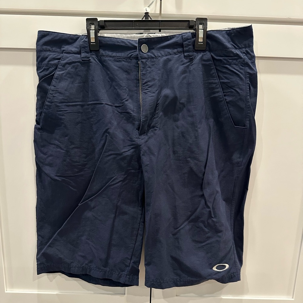 Oakley Dark Blue Athletic Shorts